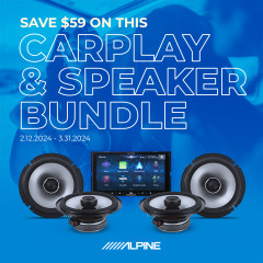 Alpine CarPlay Speaker Bundle
